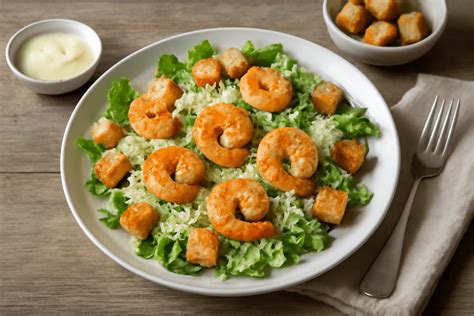 Ingredientai Cezario salotoms su krevetėmis