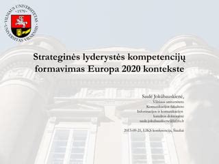 Komandinės lyderystės aspektai ikimokyklinėse įstaigose