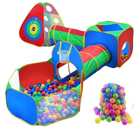 vaikų žaidimų palapinė su kamuoliukais