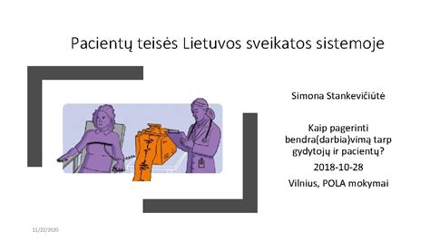 Pacientų teisių schema