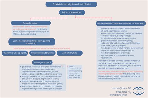 Skundų nagrinėjimo proceso schema