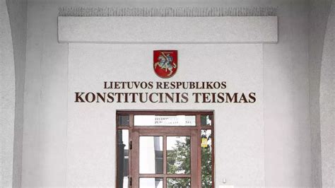 Konstitucinio Teismo pastato nuotrauka