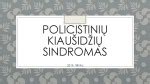 Policistinių kiaušidžių sindromo schema