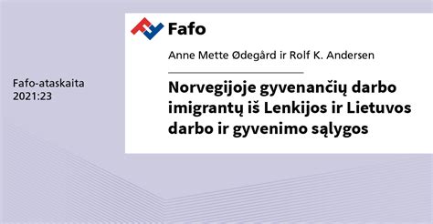 darbo sąlygos gydytojams Norvegijoje