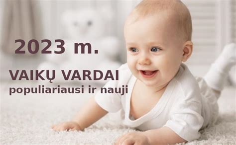 Vaikų vardų statistika Lietuvoje