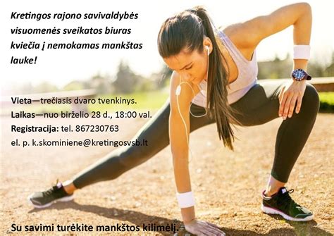 Senjorai, užsiimantys lengva mankšta lauke