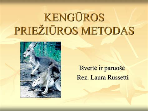Kengūros metodas