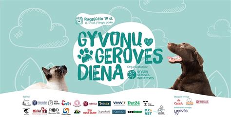 Festivalio „Gyvūnų gerovės diena“ logotipas