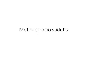 Motinos pieno sudėtis ir nauda