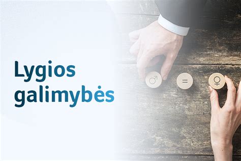 Simbolinė lygių galimybių iliustracija