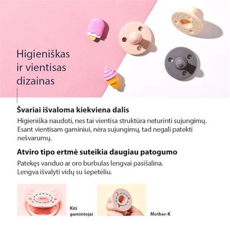 čiulptuko laikiklio priežiūros instrukcija