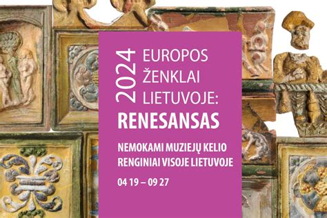 schema su kultūriniais renginiais Lietuvoje