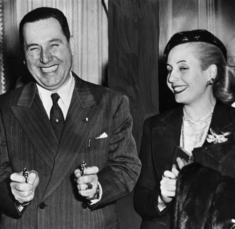 Evita Peron ir Juan Peron susitikimas su vargšais