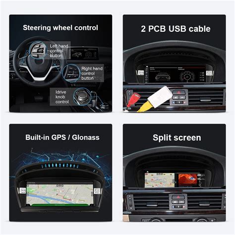 Schematinis Android multimedijos E60 prijungimo pavyzdys