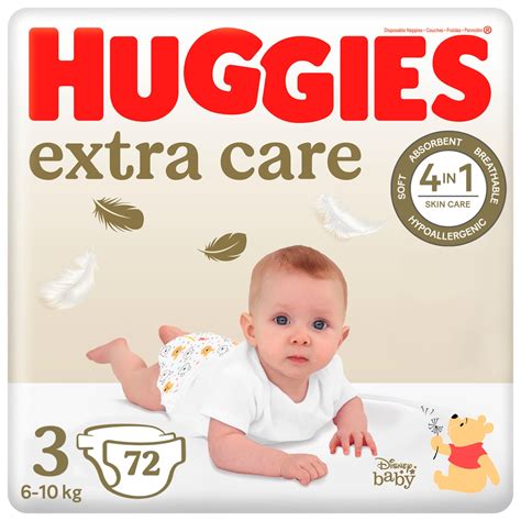 Huggies Elite Soft Extra Care sauskelnių detalių schema