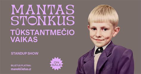 Mantas Stonkus vedantis renginį