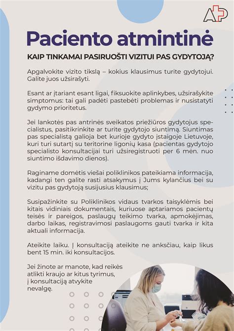 dokumentai vizitui pas gydytoją
