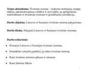 Lietuvos švietimo sistemos schema