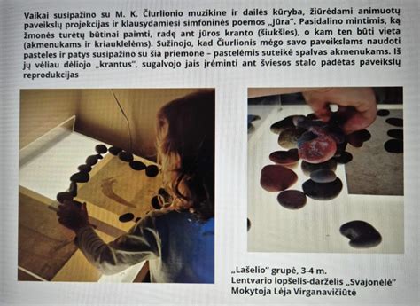 Vaikų darbas su gamtinėmis medžiagomis