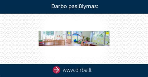 darželio auklėtojo darbas