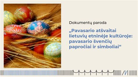 Pavasario gamta ir Velykų simboliai