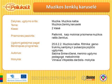 vaiku muzikos uzsiemimas