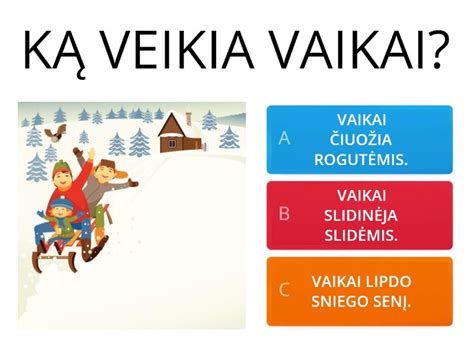 vaikai lipdo besmegenį
