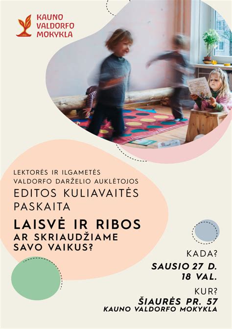 Valdorfo darželio ritmas ir šventės