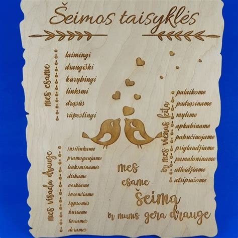 šeimos narių lentelė