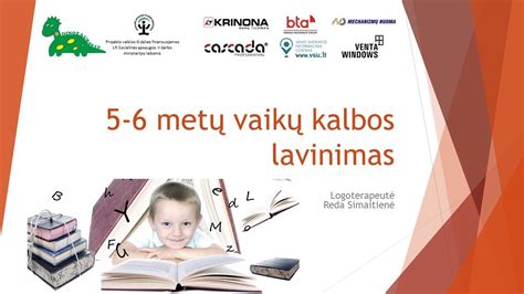 vaikų kalbos lavinimas