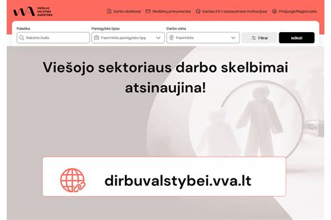 Darbo skelbimų paieška
