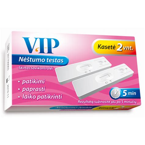 Nėštumo testų kainos Camelia vaistinėje
