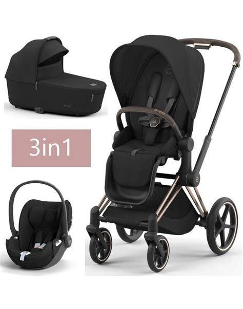 Vaikiško vežimėlio 3 in 1 komplektacija