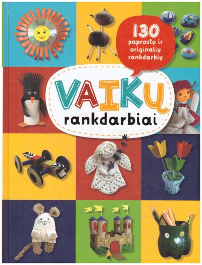 vaikų rankdarbių knygos viršelis