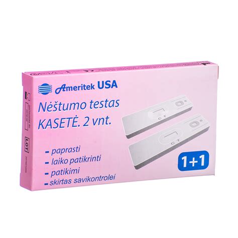 Vaistinėje parduodami nėštumo testai