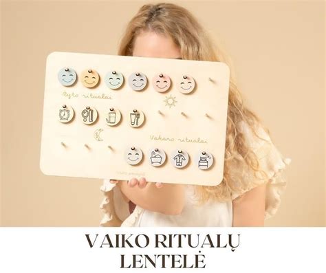 vaiko duomenų lentelė