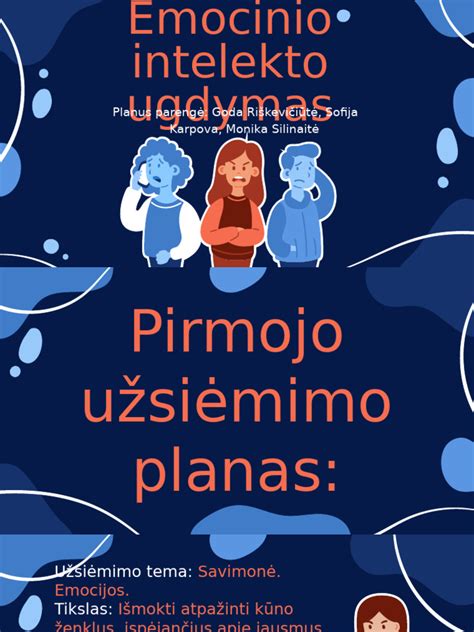 schema: penkios emocinio intelekto sritys