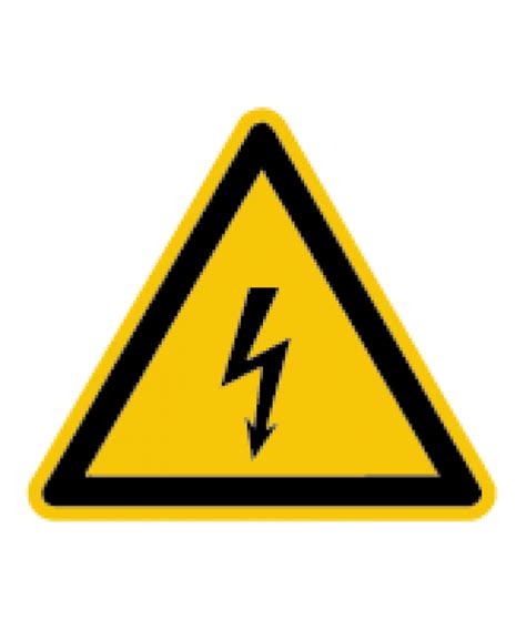 įspėjamasis ženklas apie elektros pavojų
