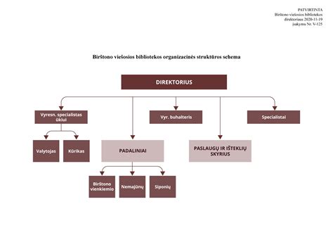 schema organizacinės struktūros darželio 