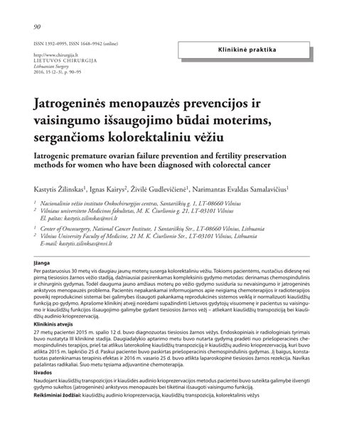 Vaisingumo išsaugojimo būdai prieš vėžio gydymą