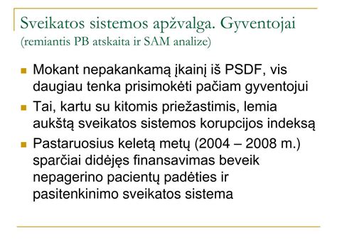 Sveikatos apsaugos sistemos pertvarkos schema