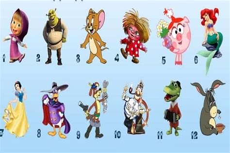 Įvairūs pasakų personažai