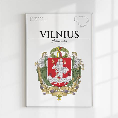 Vilniaus miesto savivaldybės herbas ir naujo darželio schema