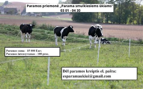 Schema ES paramos žemės ūkiui