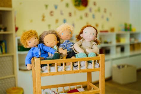 Žaislai iš natūralių medžiagų Valdorfo darželyje