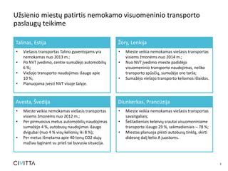 Vaizdinis paaiškinimas apie transporto lengvatas