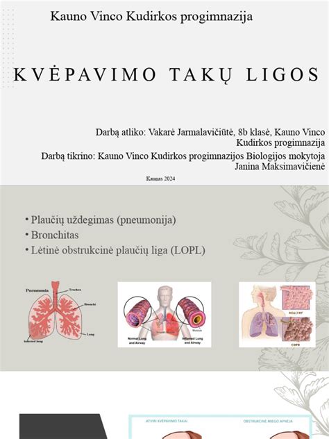 Vaikų kvėpavimo takų schema