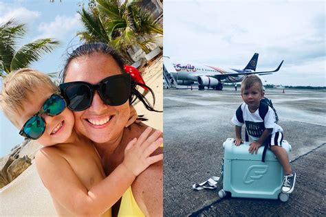 šeima keliauja su vaiku