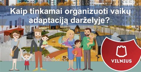 Schema: Vaikų adaptacijos prie darželio etapai