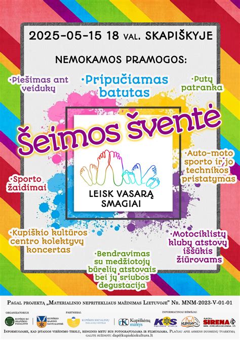 šeimos šventė gamtoje